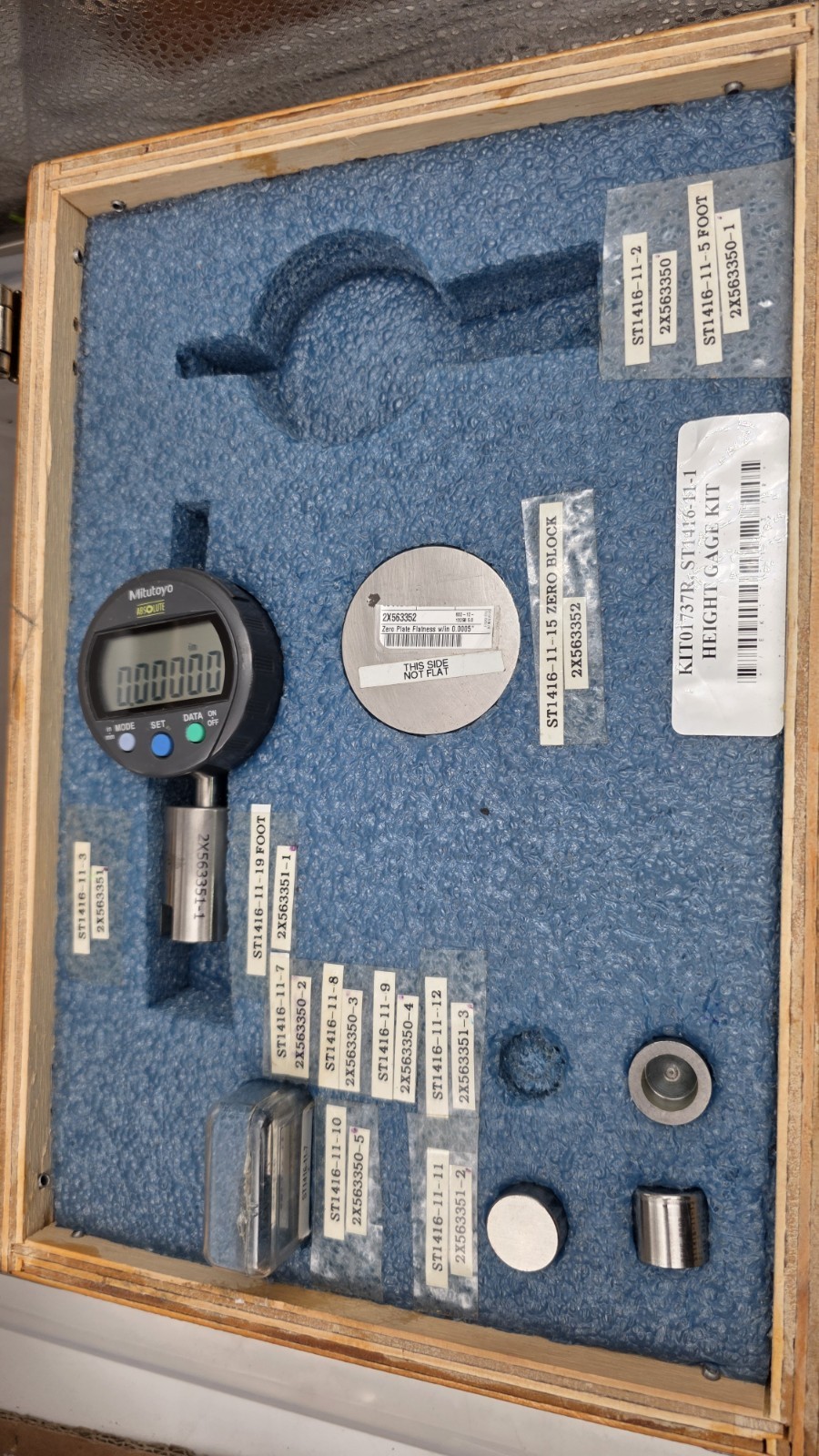kit 2 Mitutoyo 543-392B Digimatic Indicator, 0-.5″/0-12.7mm Range, .00005″