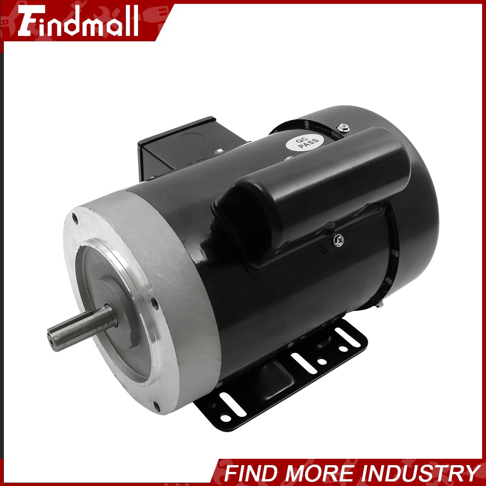 3/4 HP Electric Motor Single Phase 1725rpm 5/8» shaft 115V/230V 56C Frame