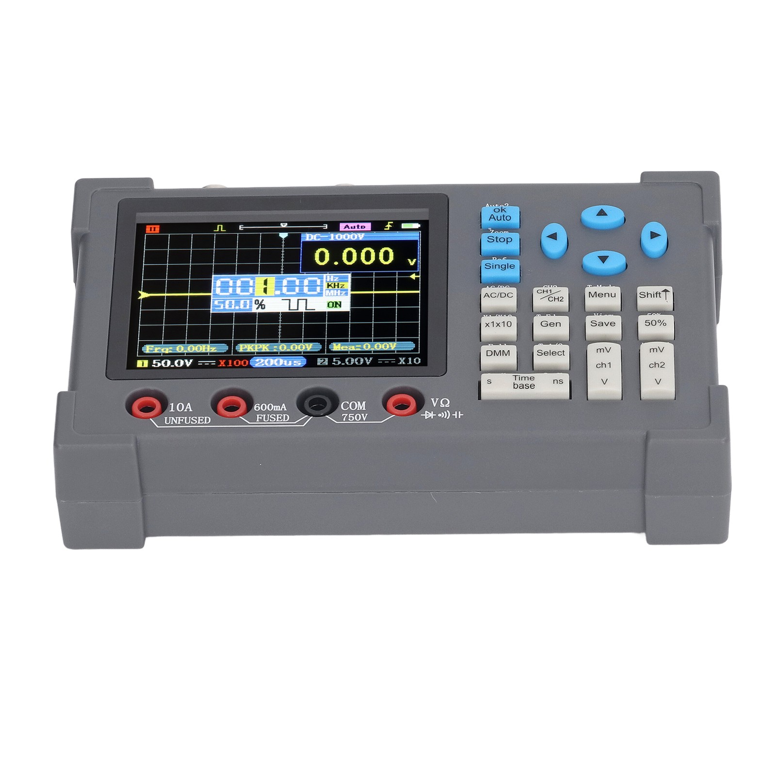 NEW Digital Oscilloscope 3 In 1 Multimeter Signal Generator 120M 250MSa/s 3.2in