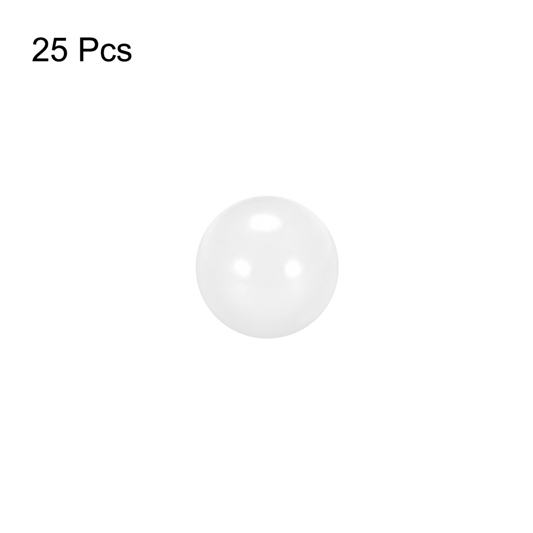 25pcs 6mm Ceramic Bearing Balls ZrO2 Zirconium Oxide Ball G5 Precision