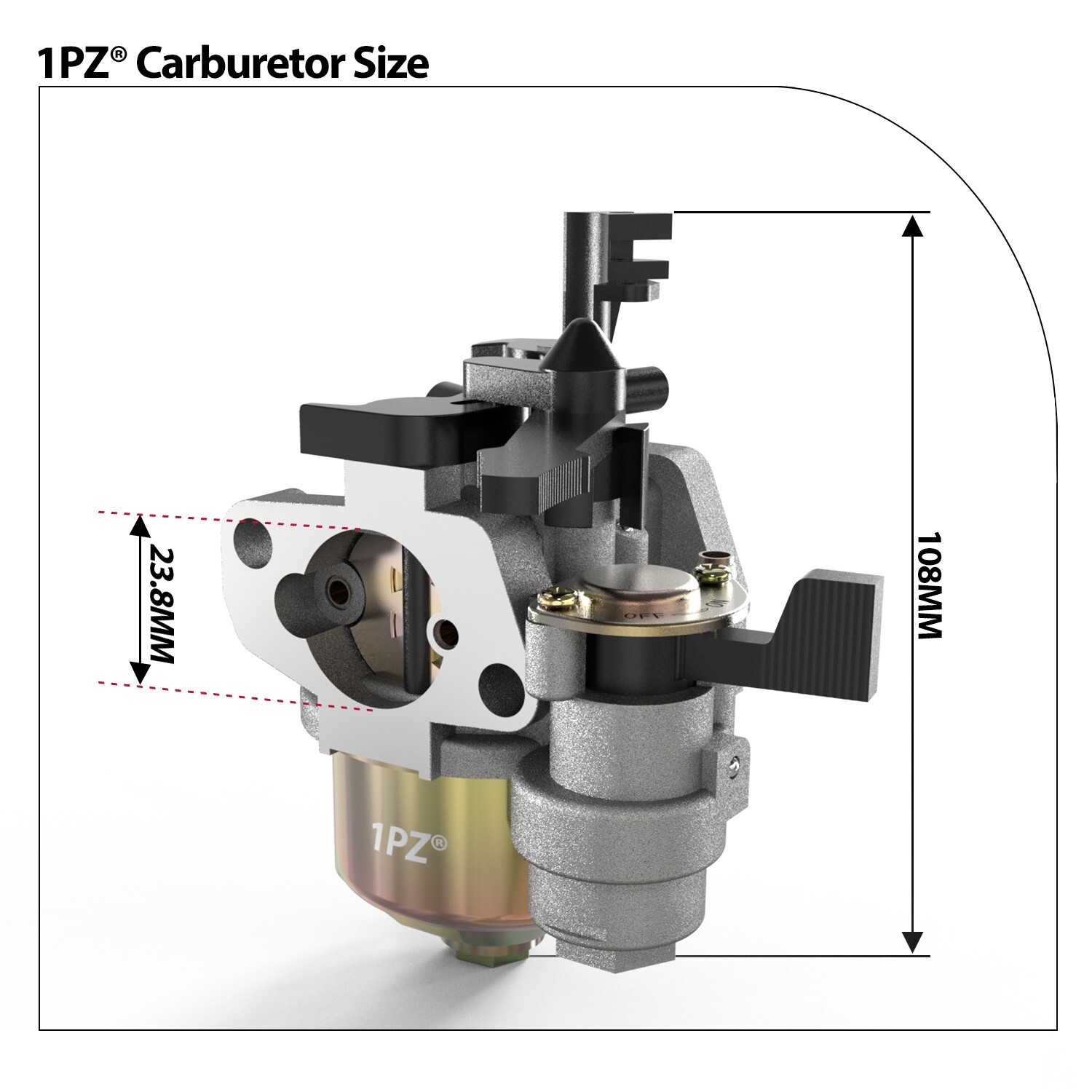 Carburetor Carb For TITAN INDUSTRIAL TAC-2T Air Compressor 5.5HP/6HP/6.5HP/7HP