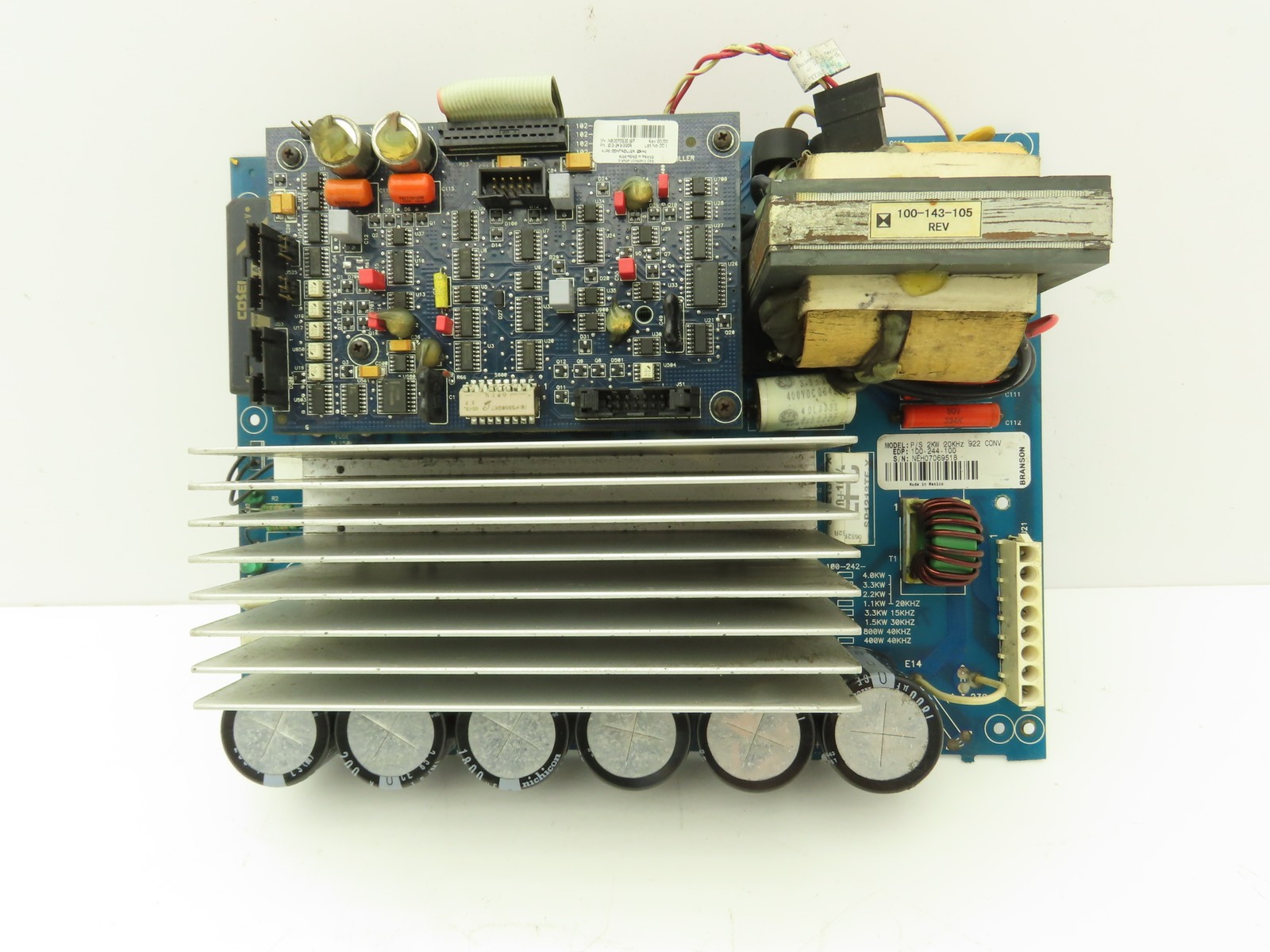 Branson Ultrasonics 100-244-100 2KW 922 Driver Board Converter Circuit Board