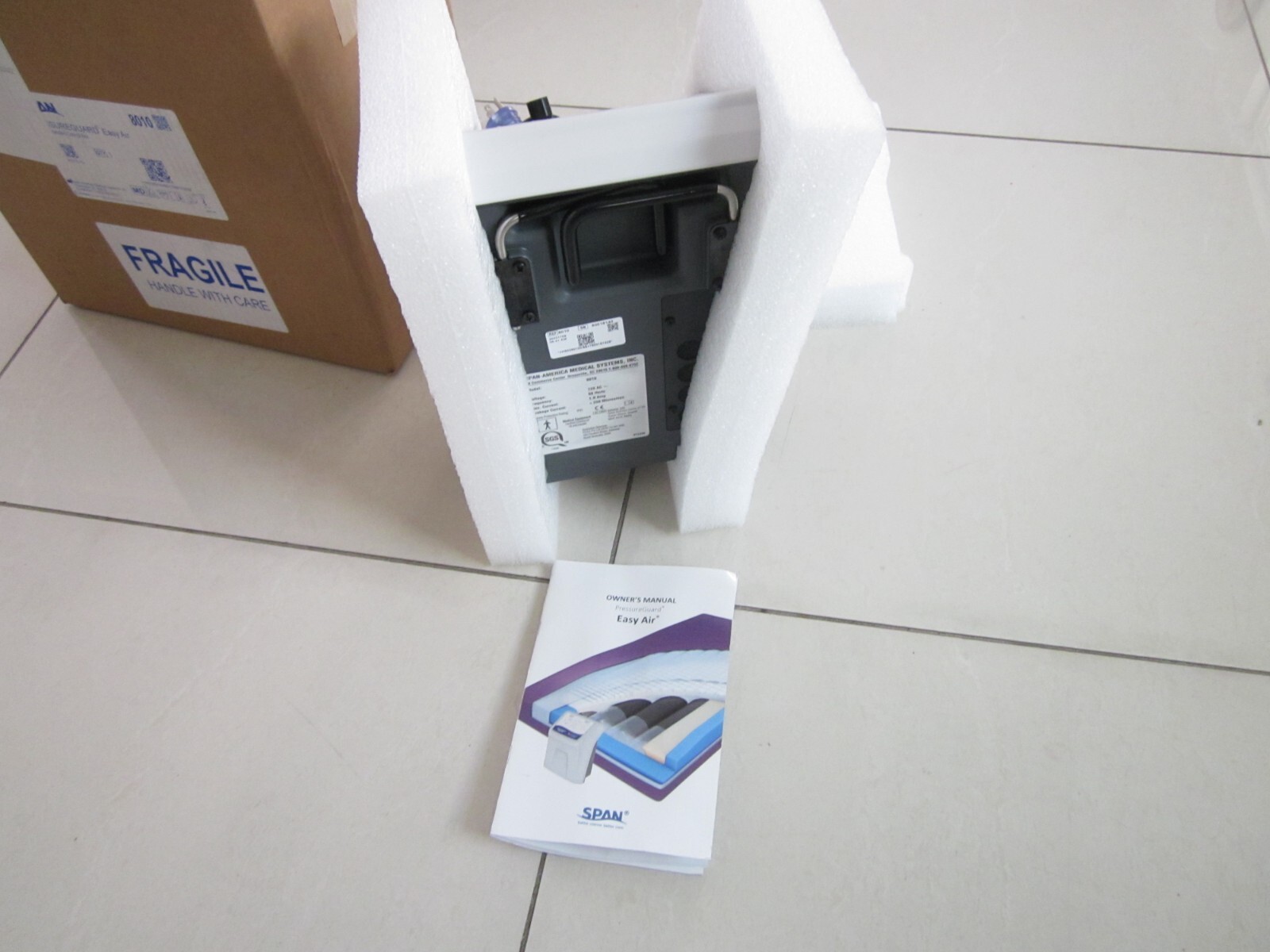 SPAN-AMERICA PRESSURE GUARD EASY AIR LR CONTROL UNIT 8010