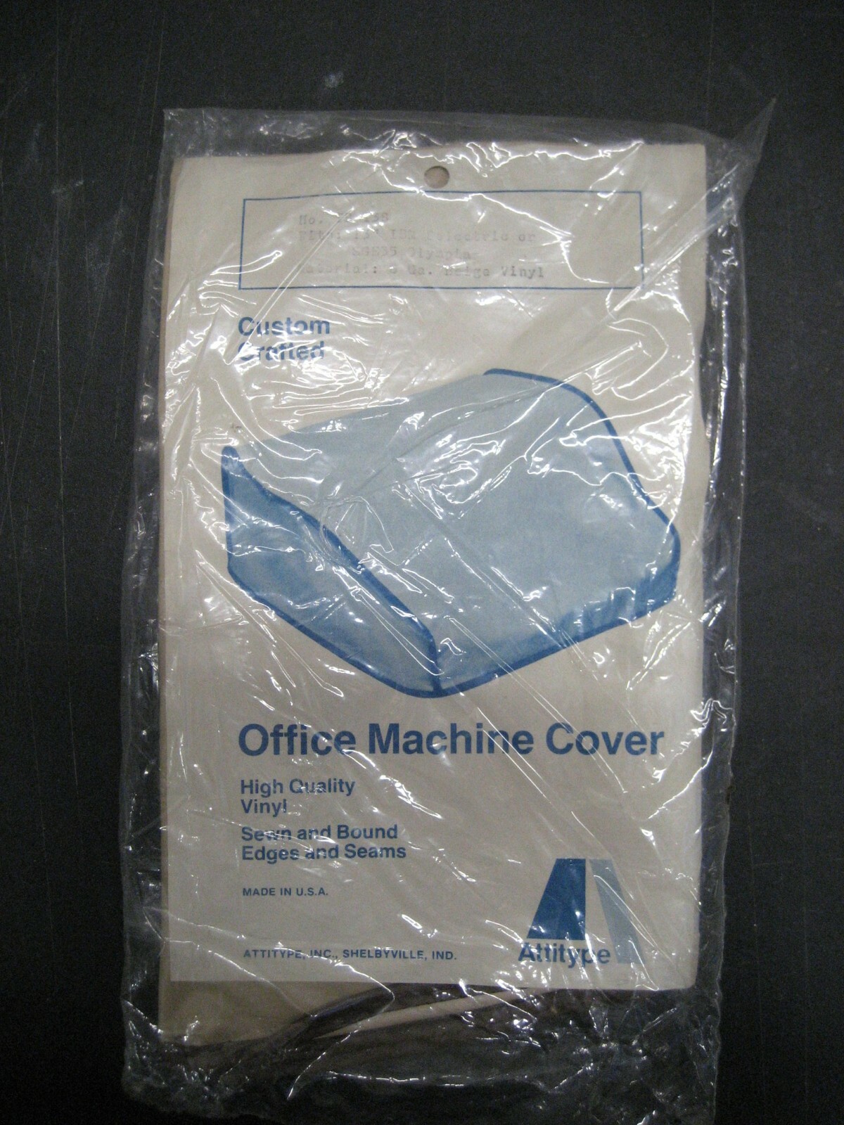 New TB-13s Generic Beige Dust Cover for Typewriter size 17.5″w x 13.75″d x 5.5″h