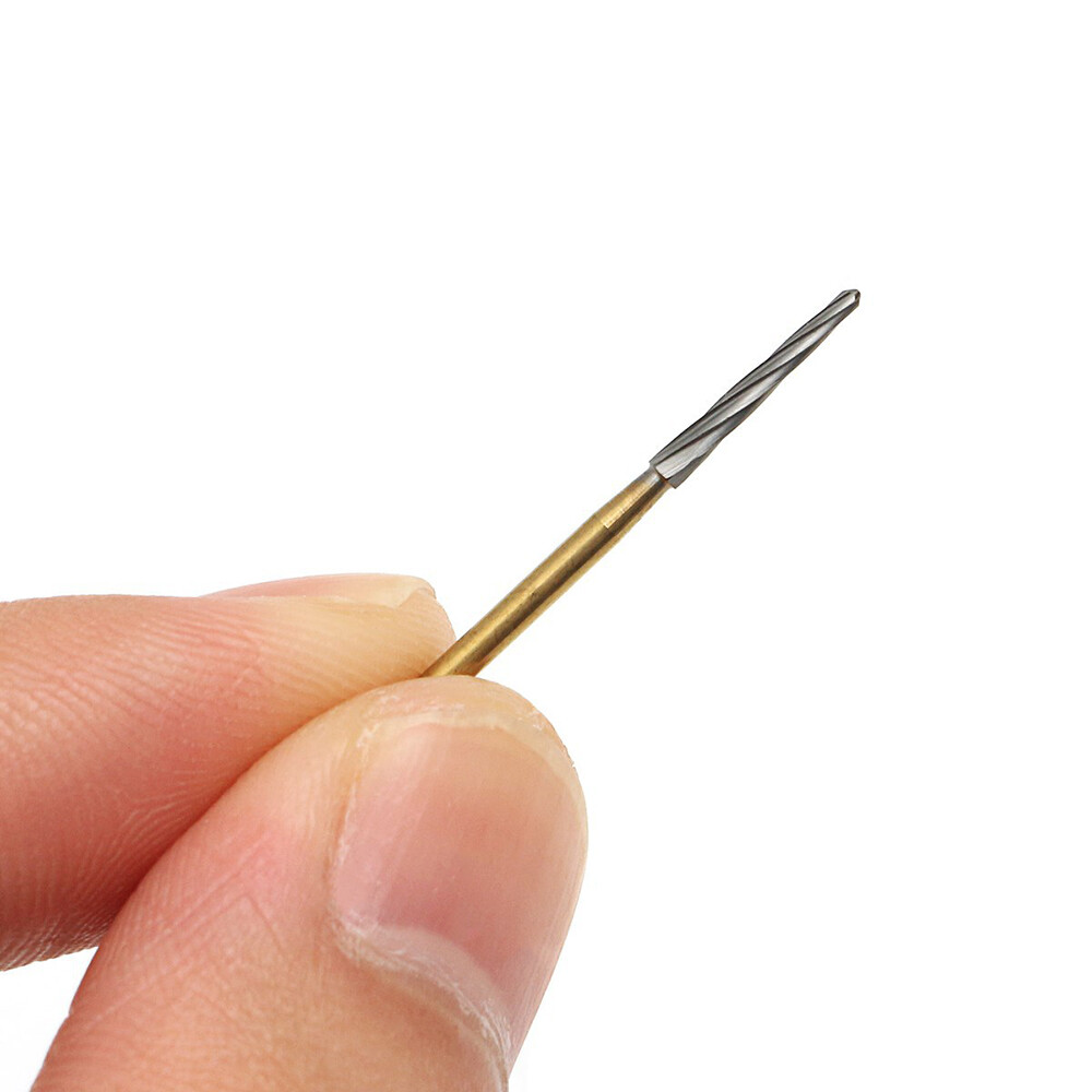 Dental High Speed Tungsten Steel Carbide Crown Metal Cutting Burs 21/25/28/31mm