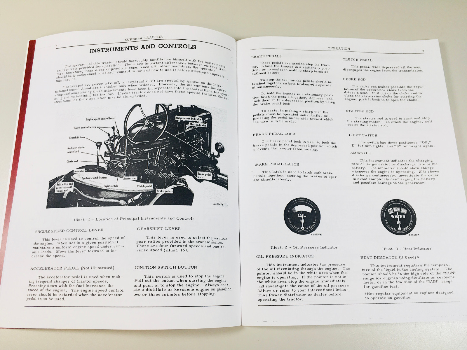 International Farmall Super A Tractor Owners Operators Manual Ihc Printed Carb