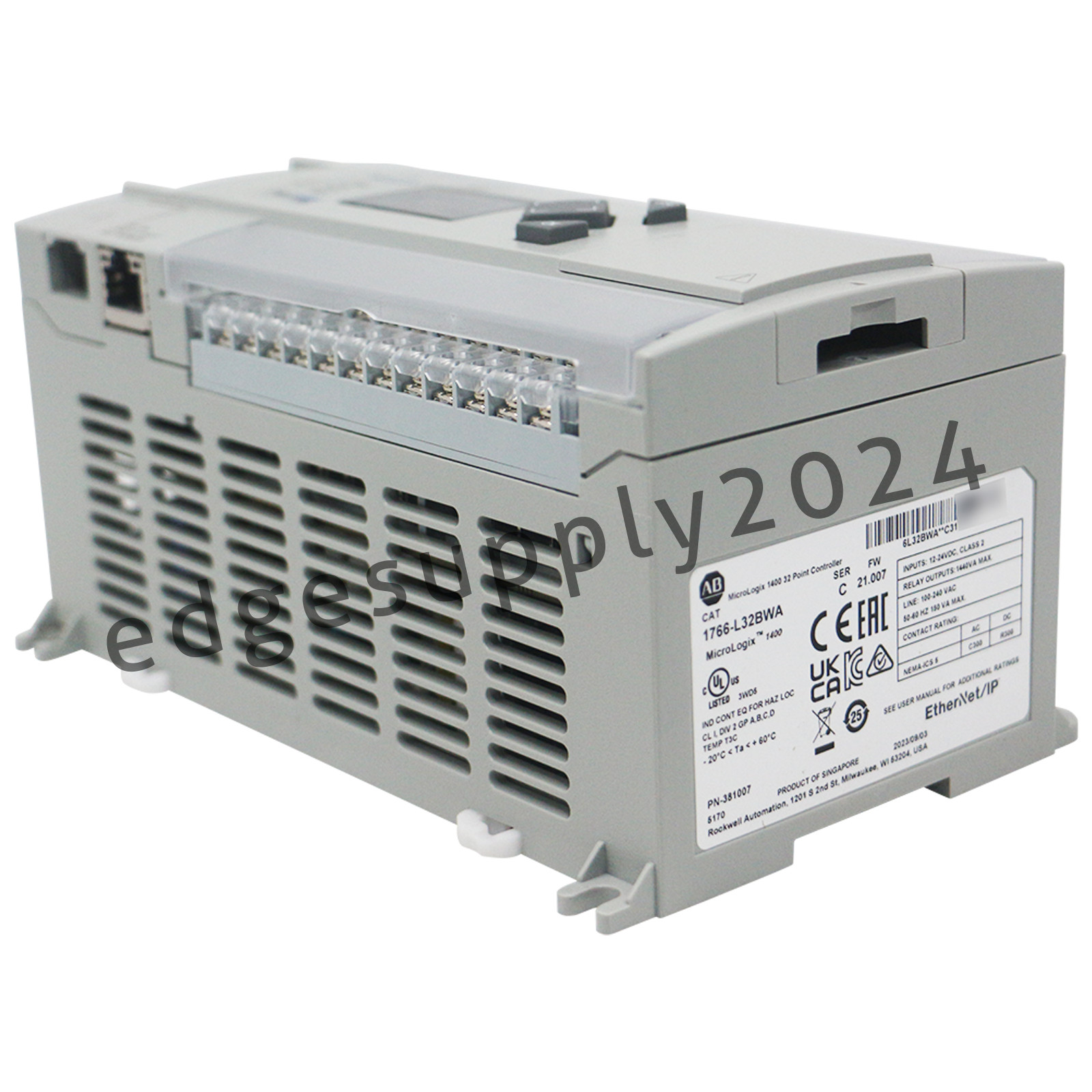 New Allen Bradley 1766-L32BWA MicroLogix 1400 32 Point Controller