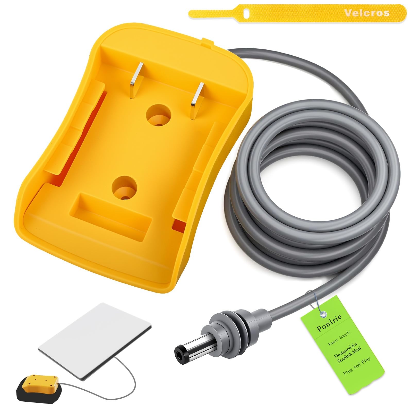 Starlink Mini Adapter for DeWalt 20V Battery- 3.2FT Portable Power Cord Adapt…