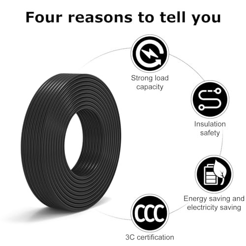 14 Gauge 8 Conductor Electrical Wire 32.8FT 14AWG PVC