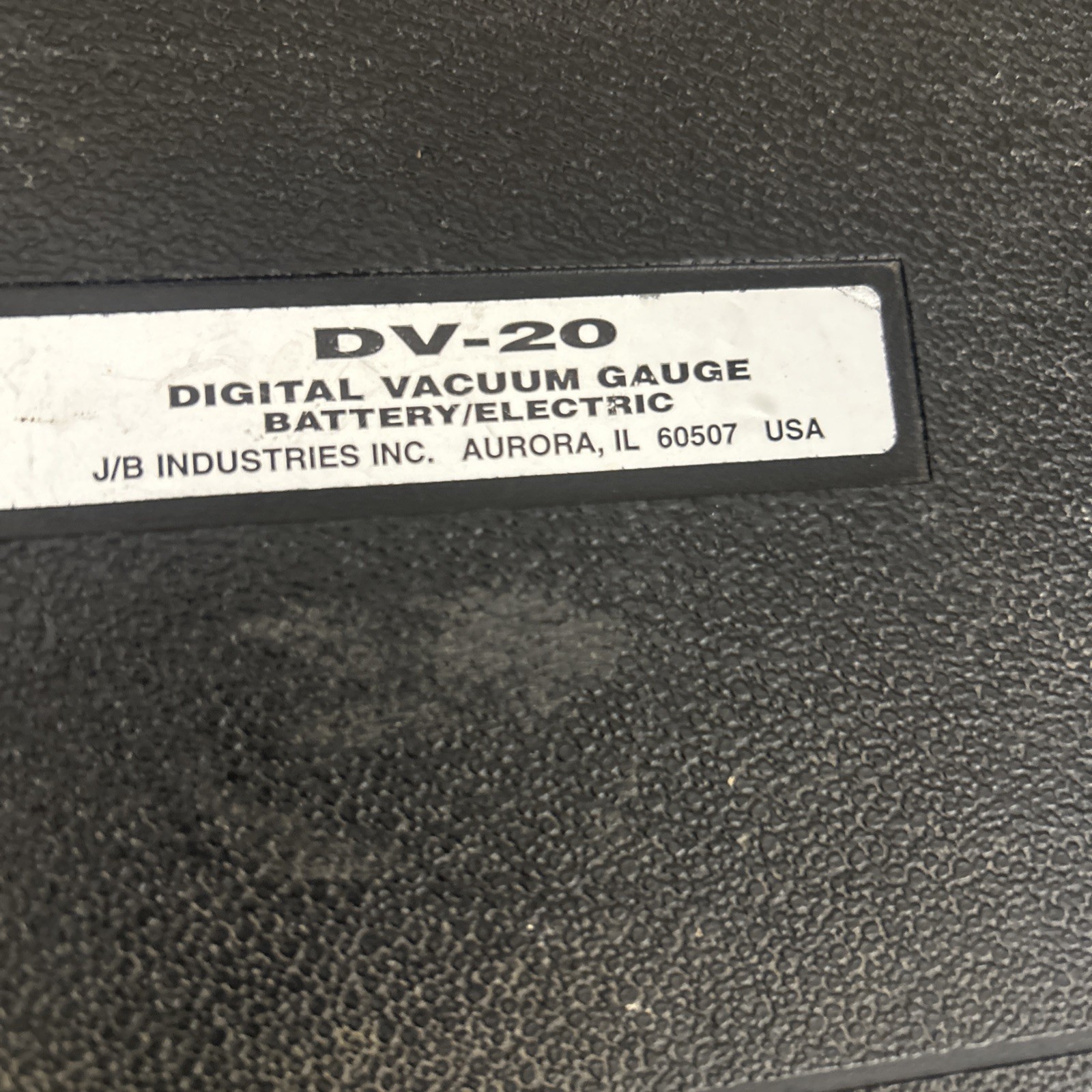 JB Electronics DV-20 Digital Vacuum Gauge / Gauge Only