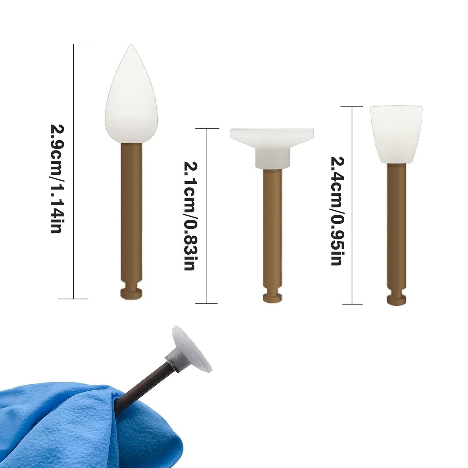Dental Polishing Cups/Points/Discs Disposable Composite Sanding Finishing Discs
