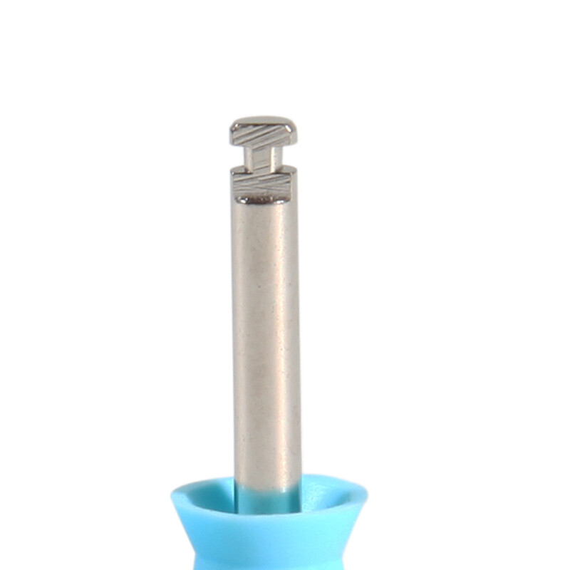 100 Pcs Dental Rubber Prophy Teeth Polish Polishing Cups Latch Type Brushes blue