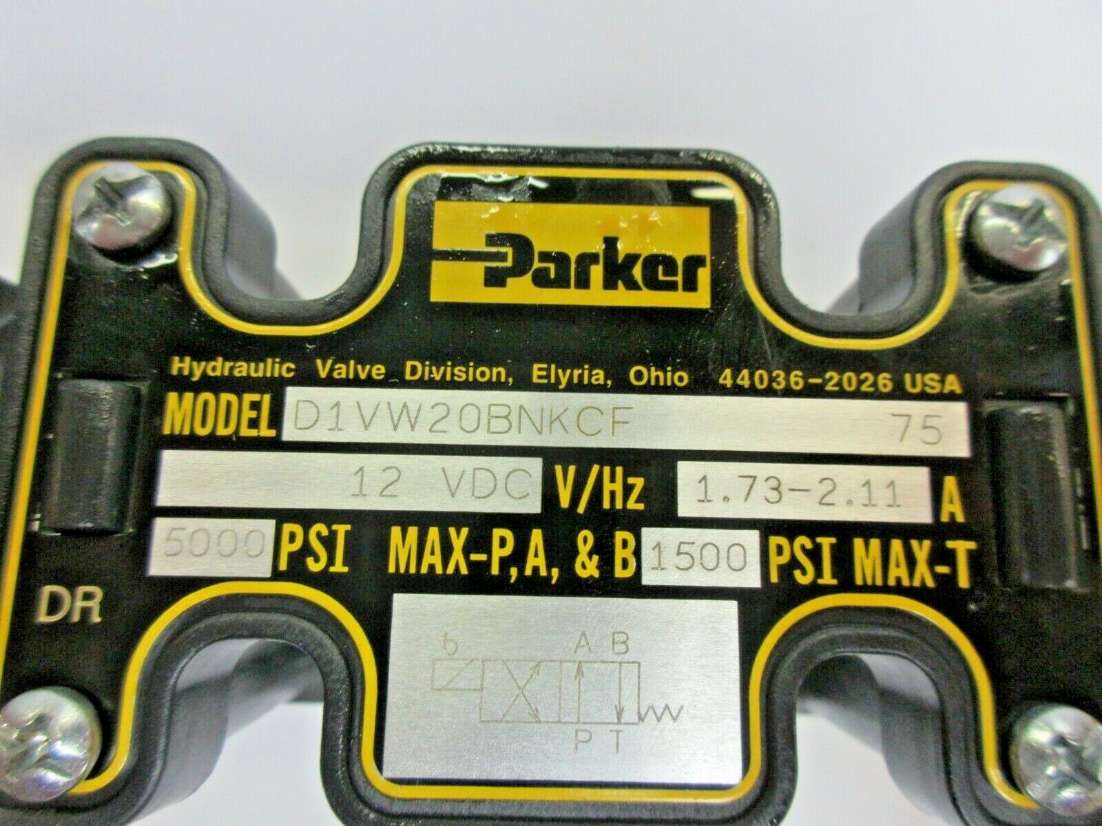 PARKER HYDRAULIC VALVE **SEE DETAILS**