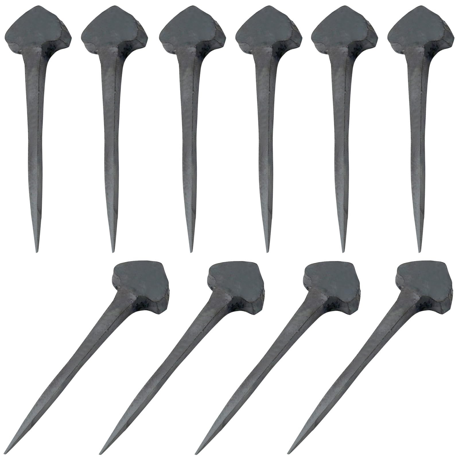 TorSor 10 Pack 1.5» Common Cut Nails Old 48*11mm/1.89*0.43 Inch, Metallic