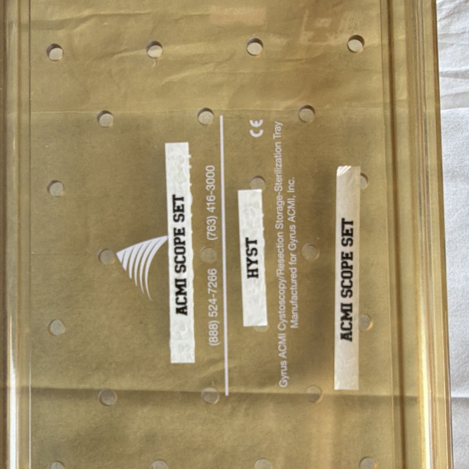 ACMI M3-70A Rigid Cystoscope 23Fr 12° 12in w/ Sterilization Tray