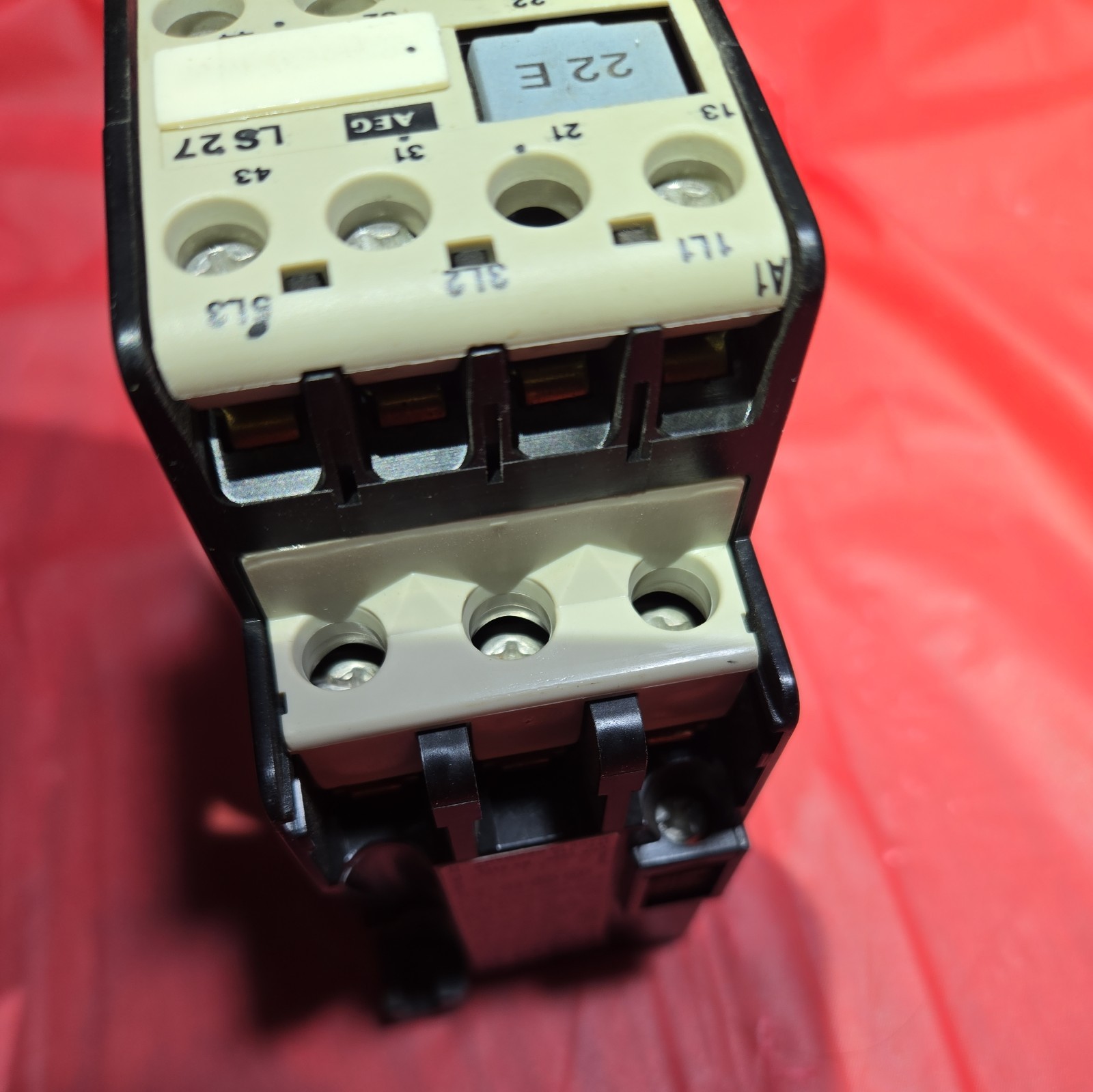 AEG Type LS 27 3-Pole Contactor, 600VAC 40A, LS27.22, LS27