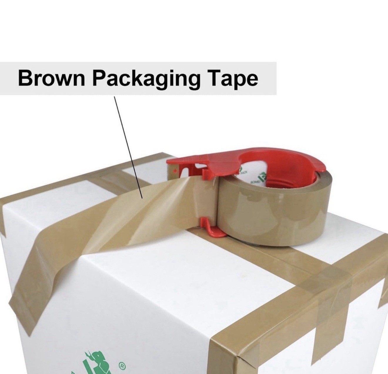 36 Rolls Brown Shipping Packaging Box Packing Tape 2 mil 2″ x 65 Yard 195FT