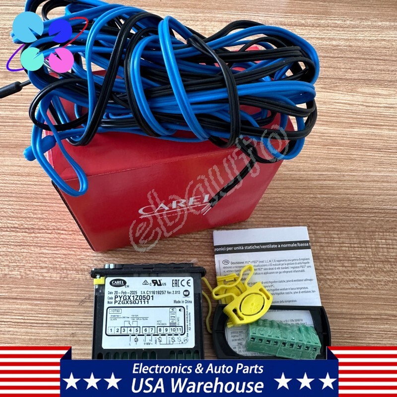Carel Digital Temperature Controller Thermostat w/ Sensor Probes 115V PZGXS0J111