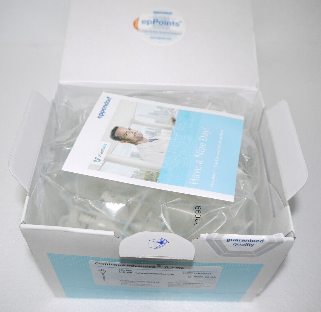 Eppendorf 0030089413 Light Blue Combitips Advanced 0.2mL EXP 03/2027 100pcs New