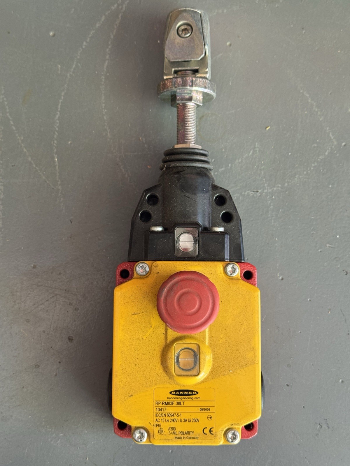 Banner RP-RM83F-38LT Emergency Stop Rope Pull E-Stop