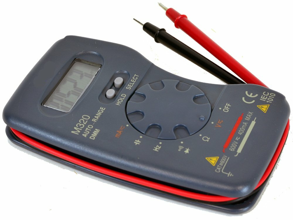 Tekpower M320 AC/DC Pocket Size Digital Tester Multimeter Volt meter