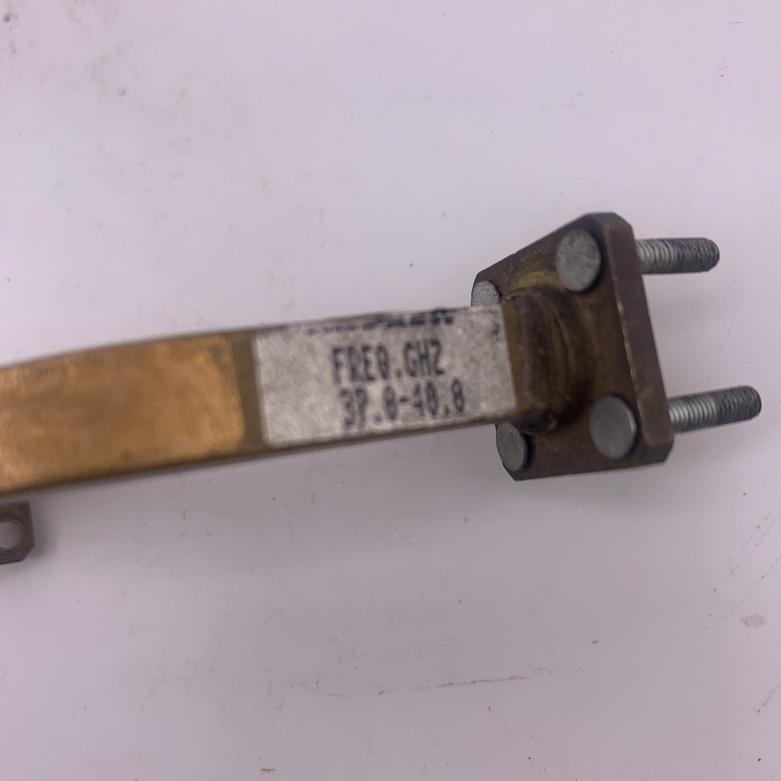 Andrew Waveguide Component – 37.0-40.0 GHz – Dent-Tuned for Low VSWR