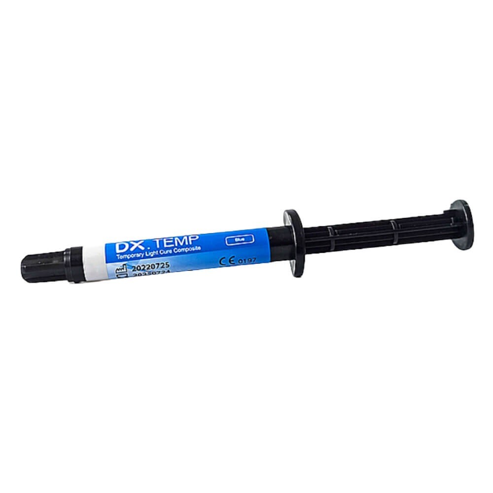 1PC Dental Dx.temp Temporary Light Cure Composite 2.5G/syringe Transparent Color