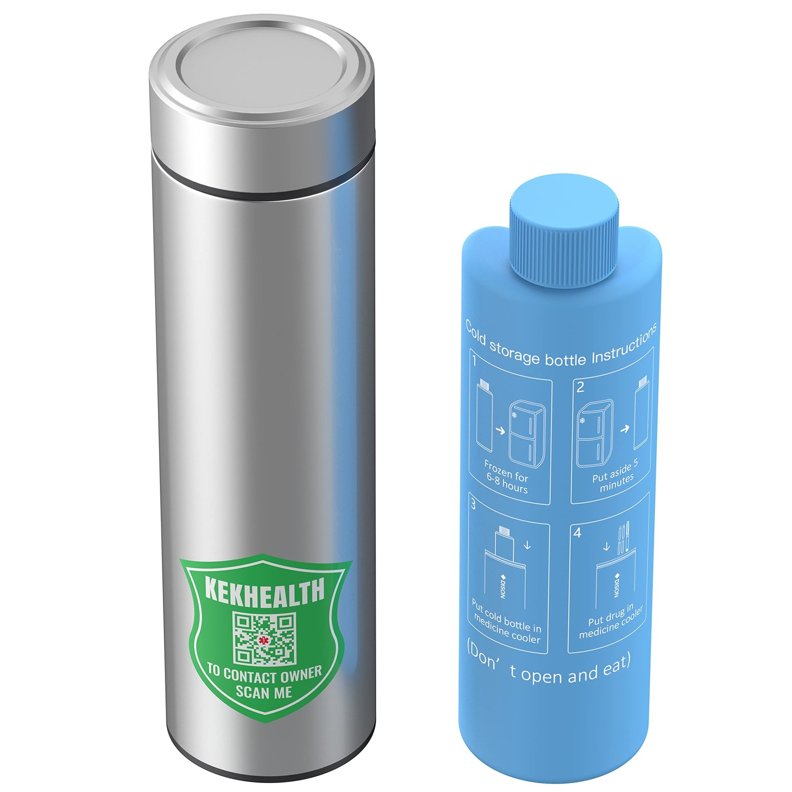 Compact 60H Insulin Pen Cooler Trave Case Medication Cooler for Travel Medici…