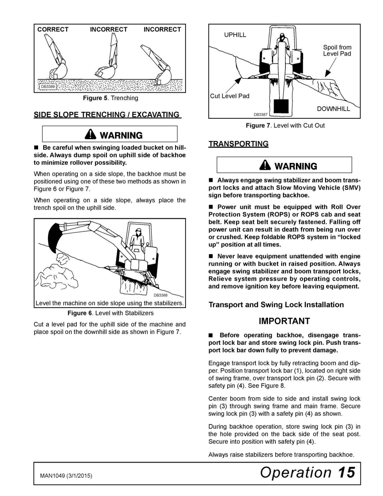 Backhoe Loader Operator Manual Fits Woods BH65 BH75 – Printed Manual