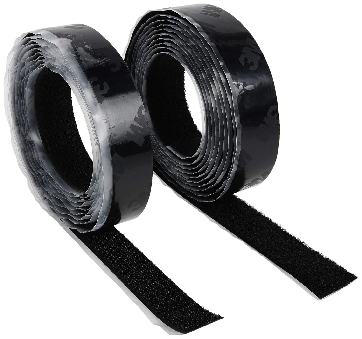 3M Hook/Loop Fastener TB3571/TB3572, 1 in (25.4 mm) x 10 ft (3.05 m), Black