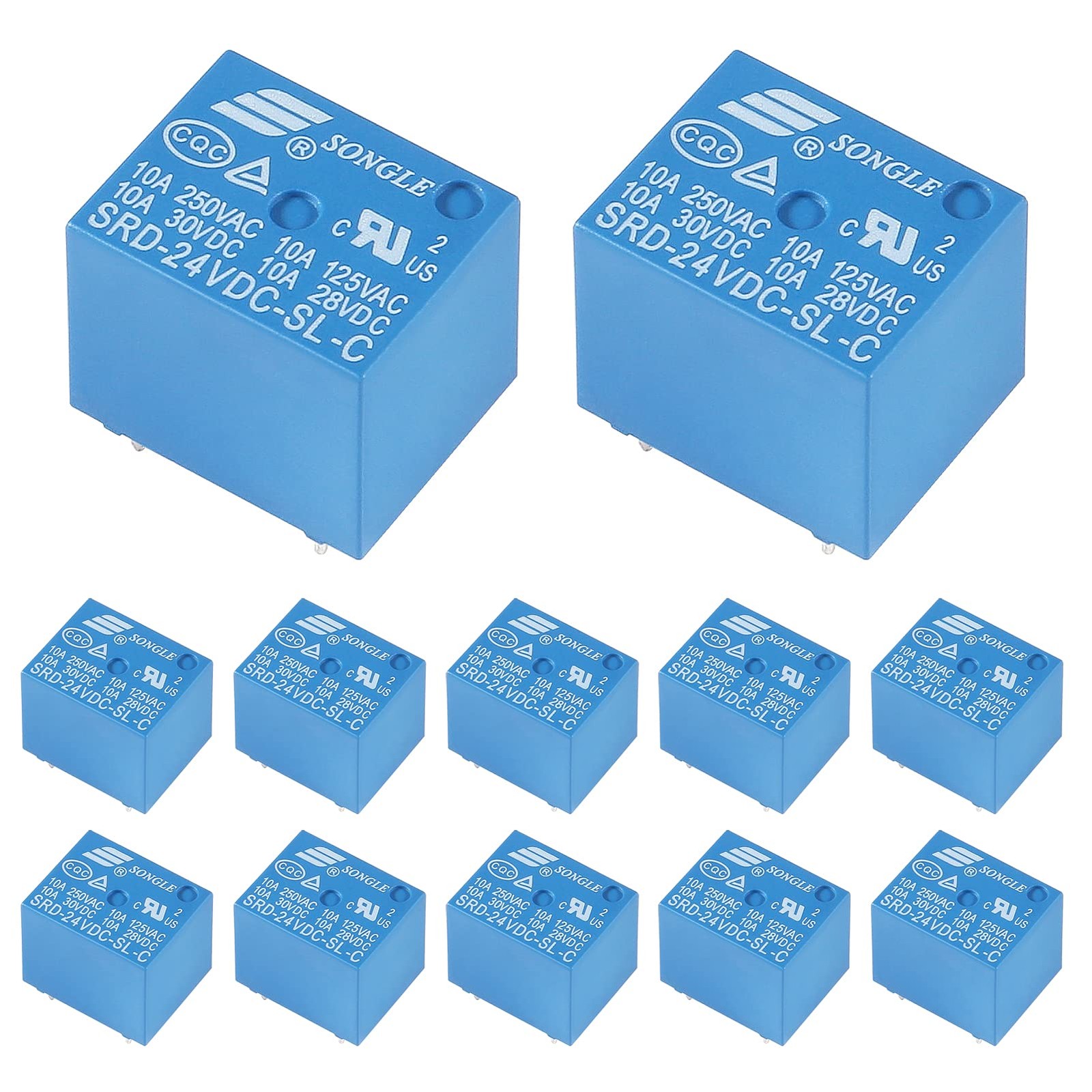 12pcs SRD-24VDC-SL-C 24V 5-Pin SRD-24VDC-SL SRD-24VDC SRD-24V relays Conversi…