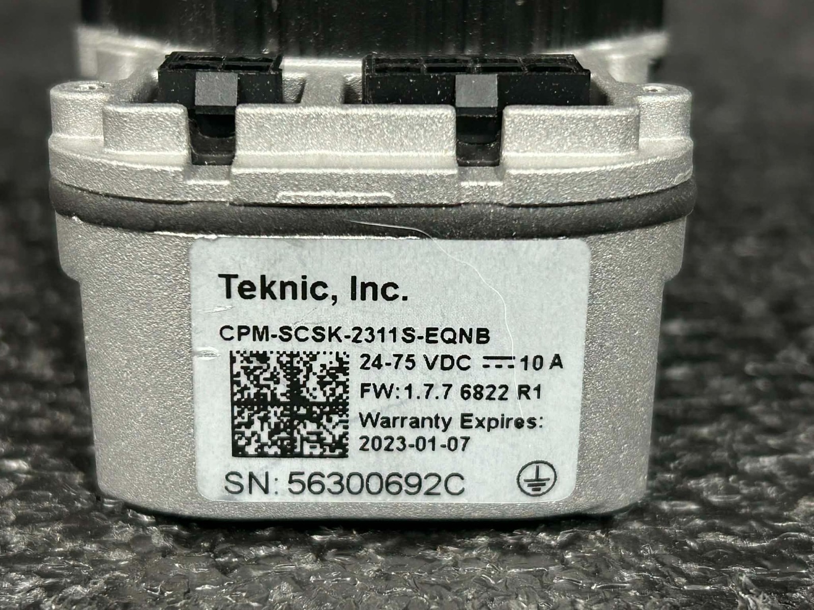 Teknic CPM-SCSK-2311S-EQNB 24-75VDC 10A 4000 RPM 0.16 HP Servo Drive Motor