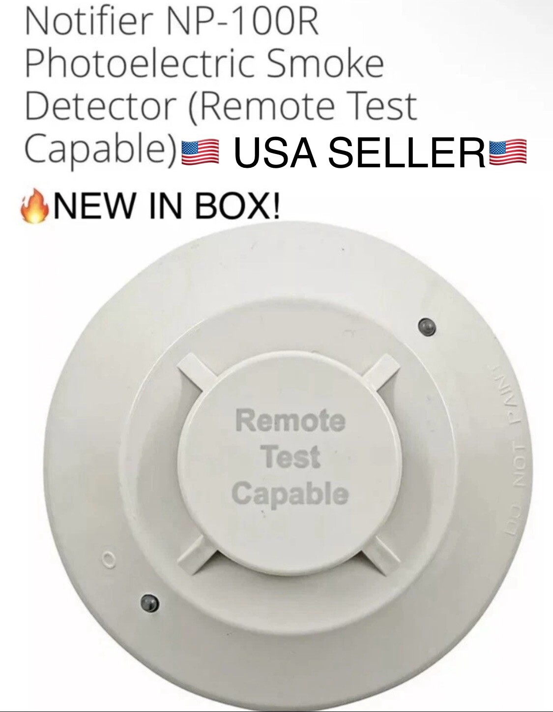 🔥NEW🔥HONEYWELL NOTIFIER NP-100R PHOTOELECTRIC DUCT REMOTE TEST SMOKE DETECTOR