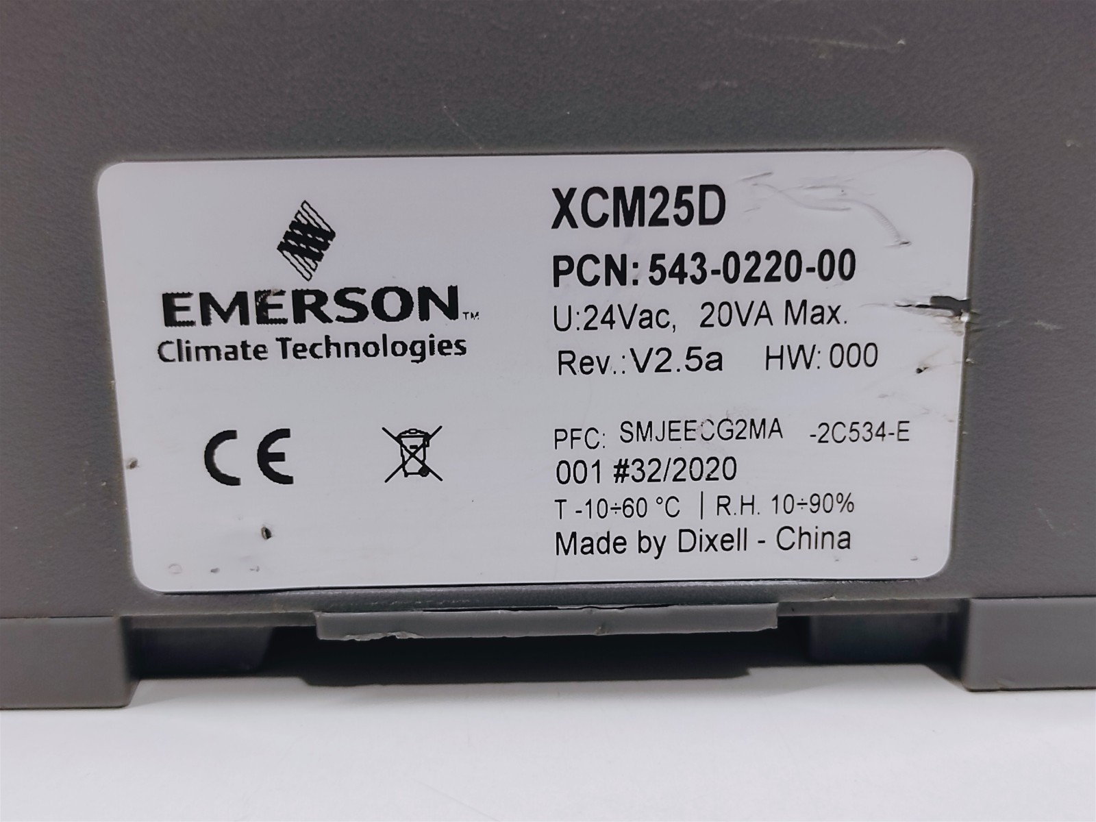 Emerson XCM25D PCN:543-0220-00 lntegrated Control Module (FREE SHIPPING)
