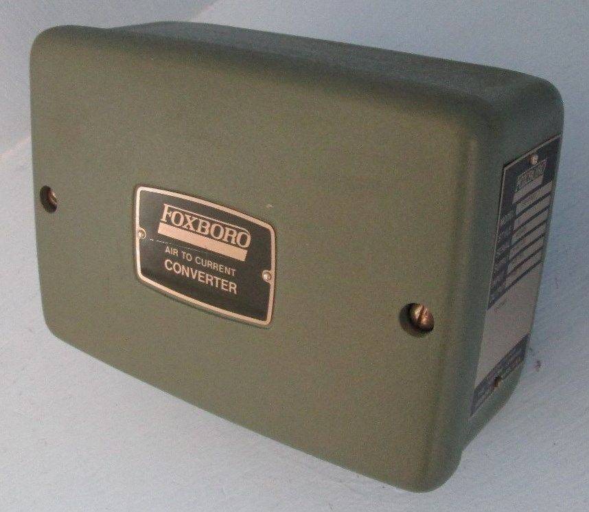 Foxboro Air to Current Converter E92-FFN2I A /w Mounting Bracket 4-20 mA PLC