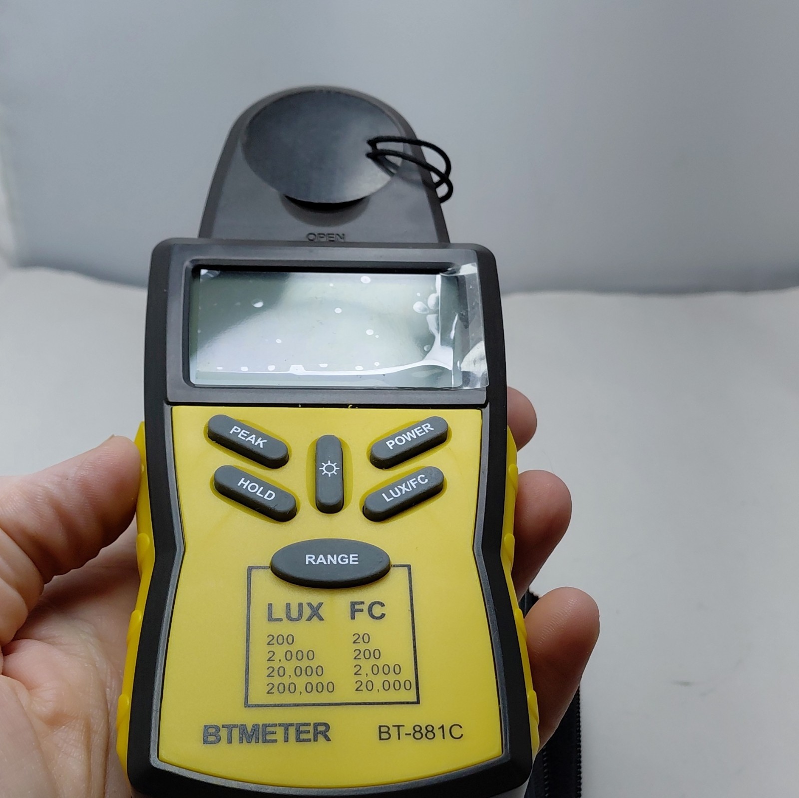 Digital Illuminance Light Meter BT-881 Lux/FC PhotometerLuxmeter Sensor