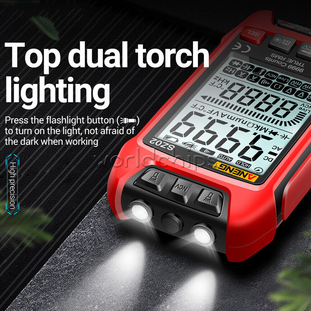 ANENG SZ01 SZ02 Backlight Digital Handheld Multimeter AC/DC Voltage Current NCV