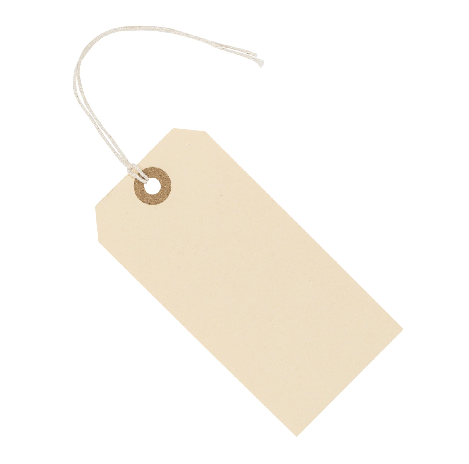 Premium Manila Tags with String – Box of 200 Tags #5-4.75” x 2.375″ – 13pt Pa…