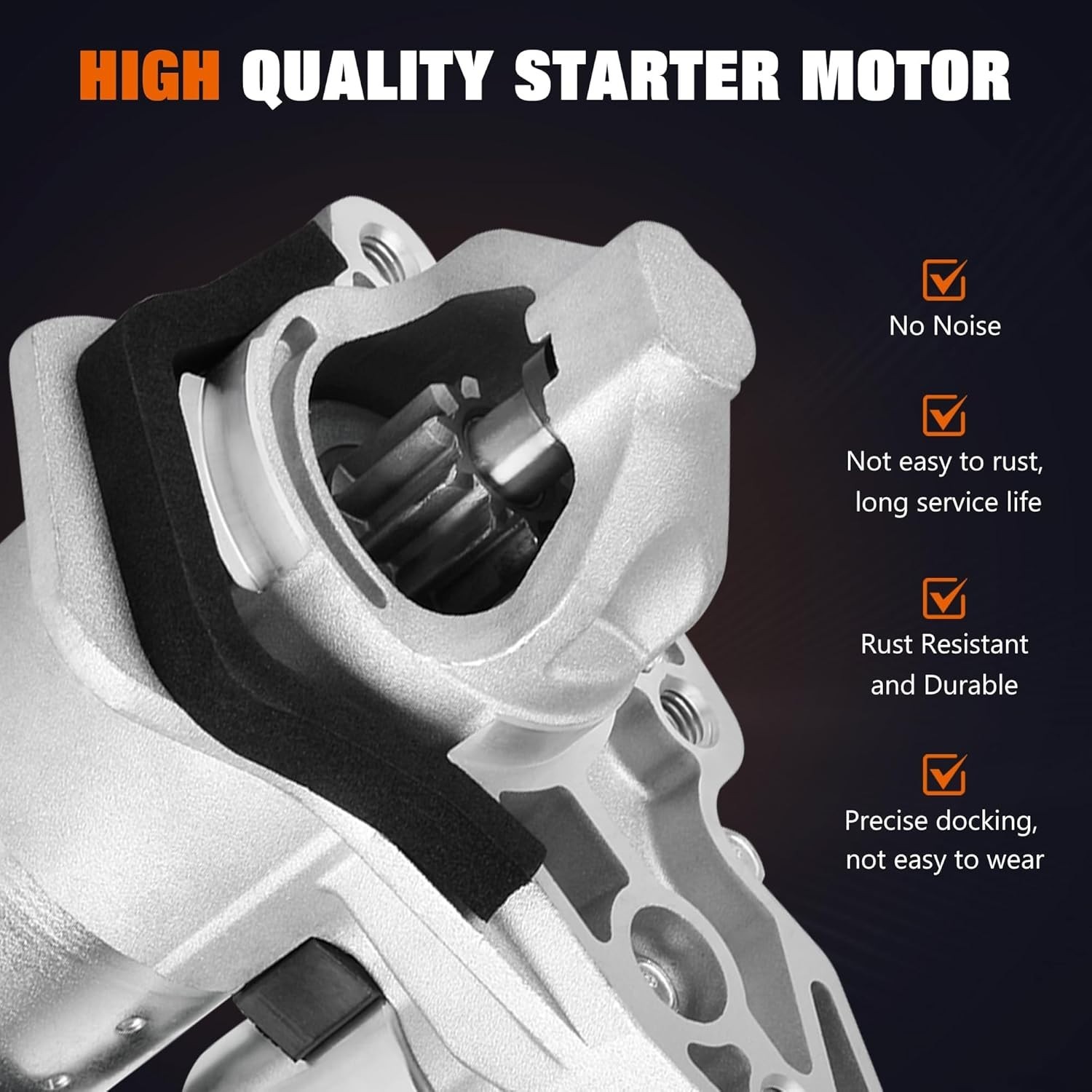 SINTLY 19288N Starter Motor Fit for Nissan Versa 2009-2011, Versa 2015 Note 2015