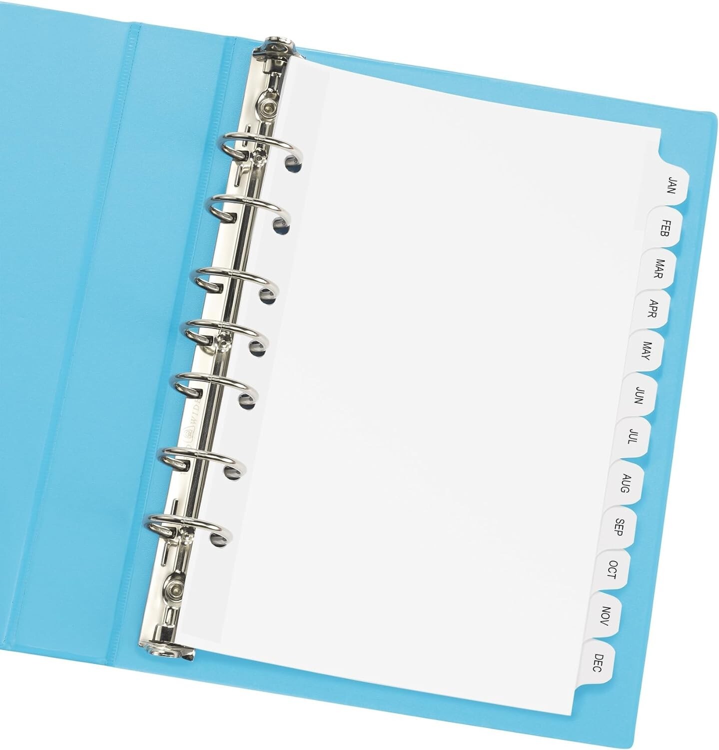 Avery Jan-Dec Pre-printed Dividers 5-1/2 x 8-1/2 Mini Binder Monthly