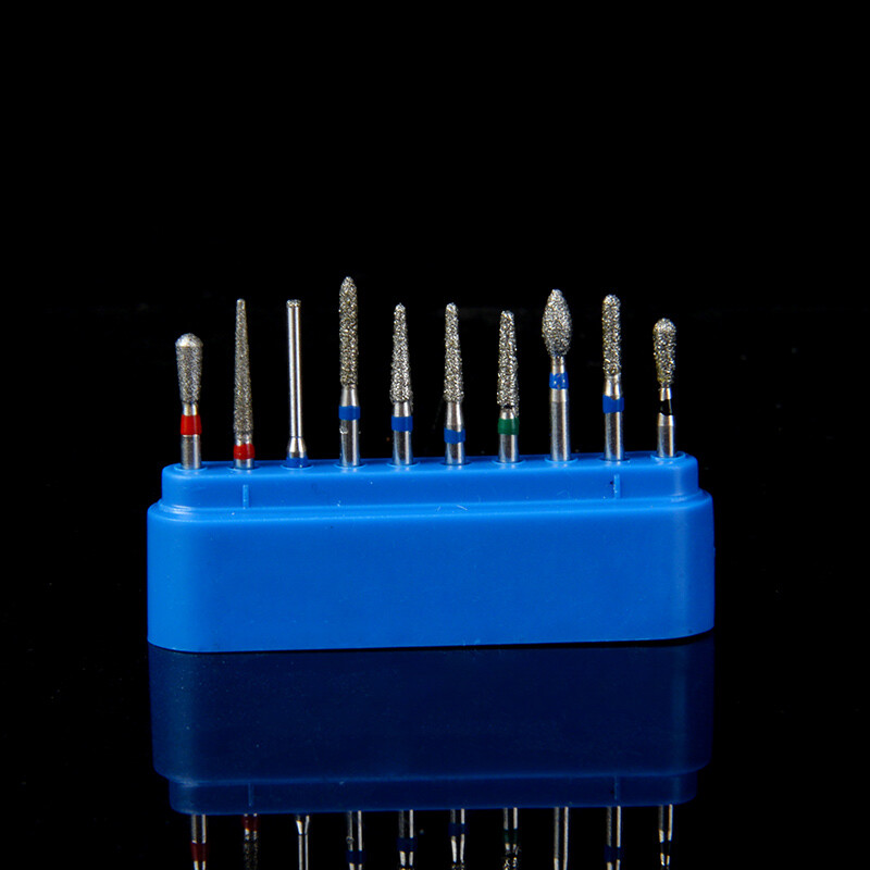 30Boxes Dental Diamond Burs For Crown and Bridge Preparation Molar Teeth FG-102