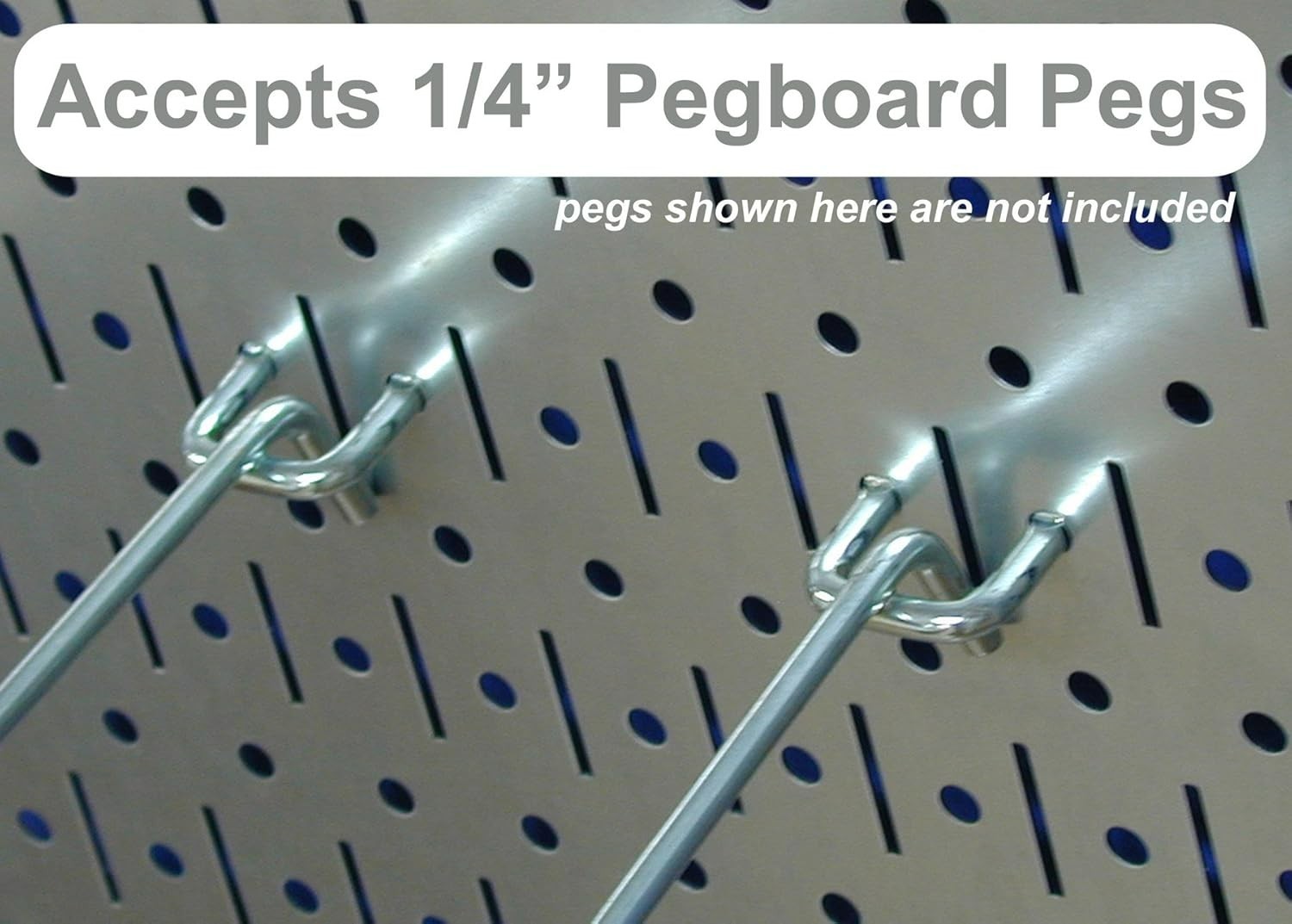 Wall Control Pegboard Organizer 4 ft. Metal Pegboard Standard Tool Storage Kit