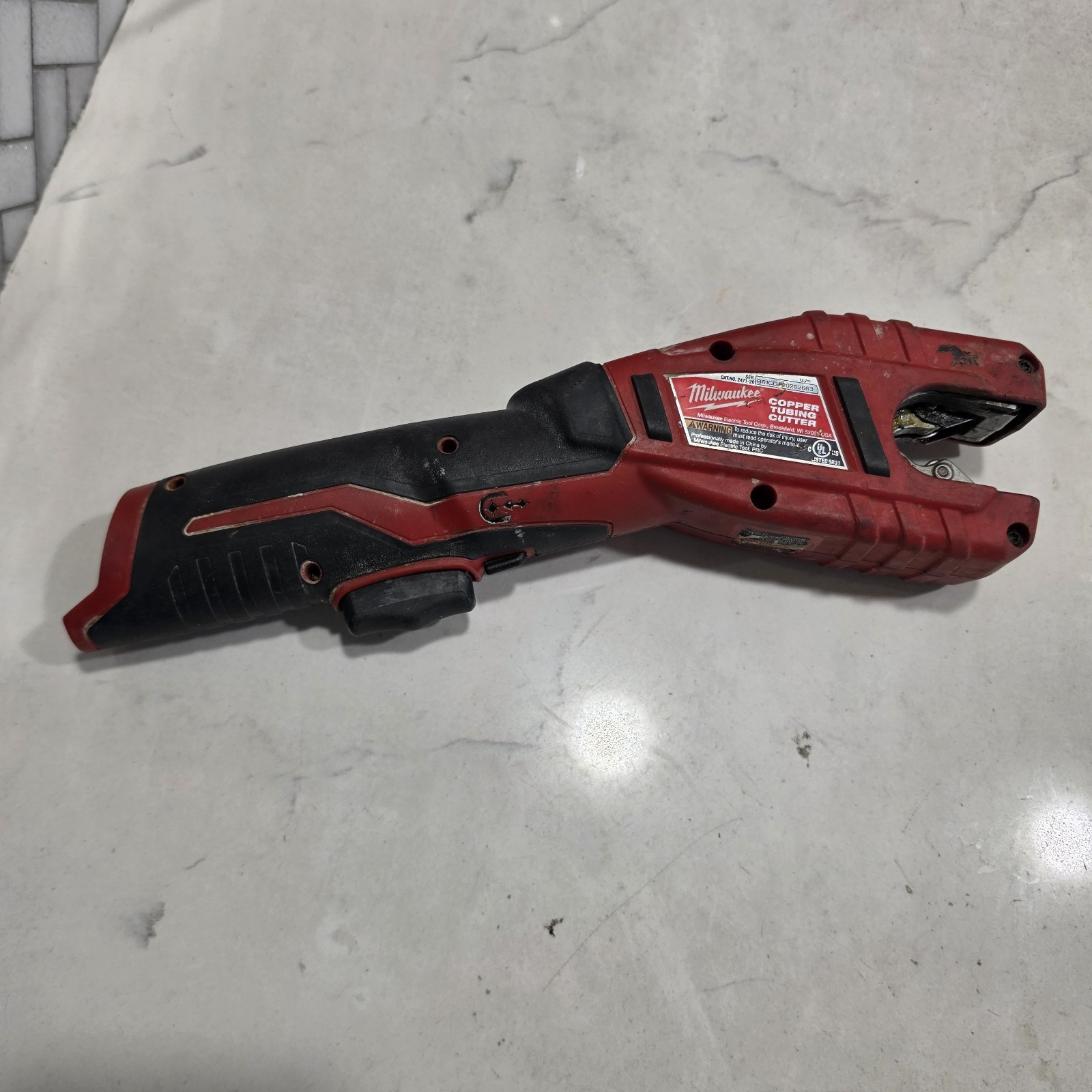 Milwaukee Tool 2471-20 M12 Cordless Copper Tubing Cutter Tool-Only Works Perfect