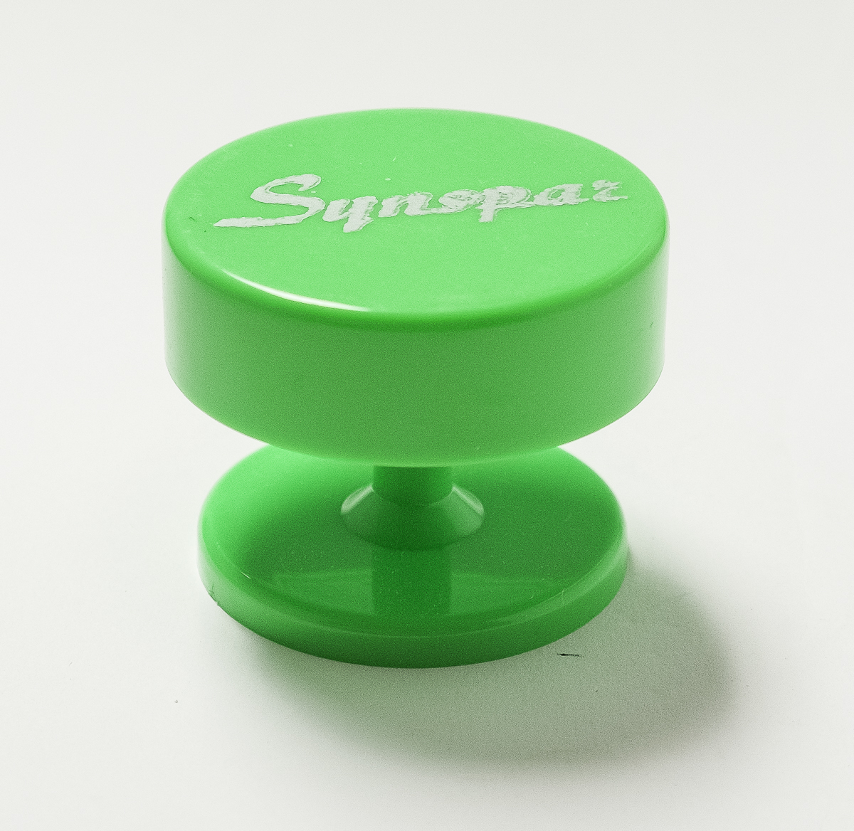 NEW MAGNETIC DENTAL LAB BUR HOLDER STAND STATION NEON GREEN HOLDS FG & RA BURS