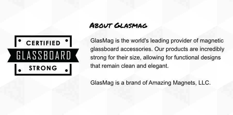 Flash Sale! 12″ GlasMag® Aluminum Magnetic Tray for Glassboards & Whiteboards