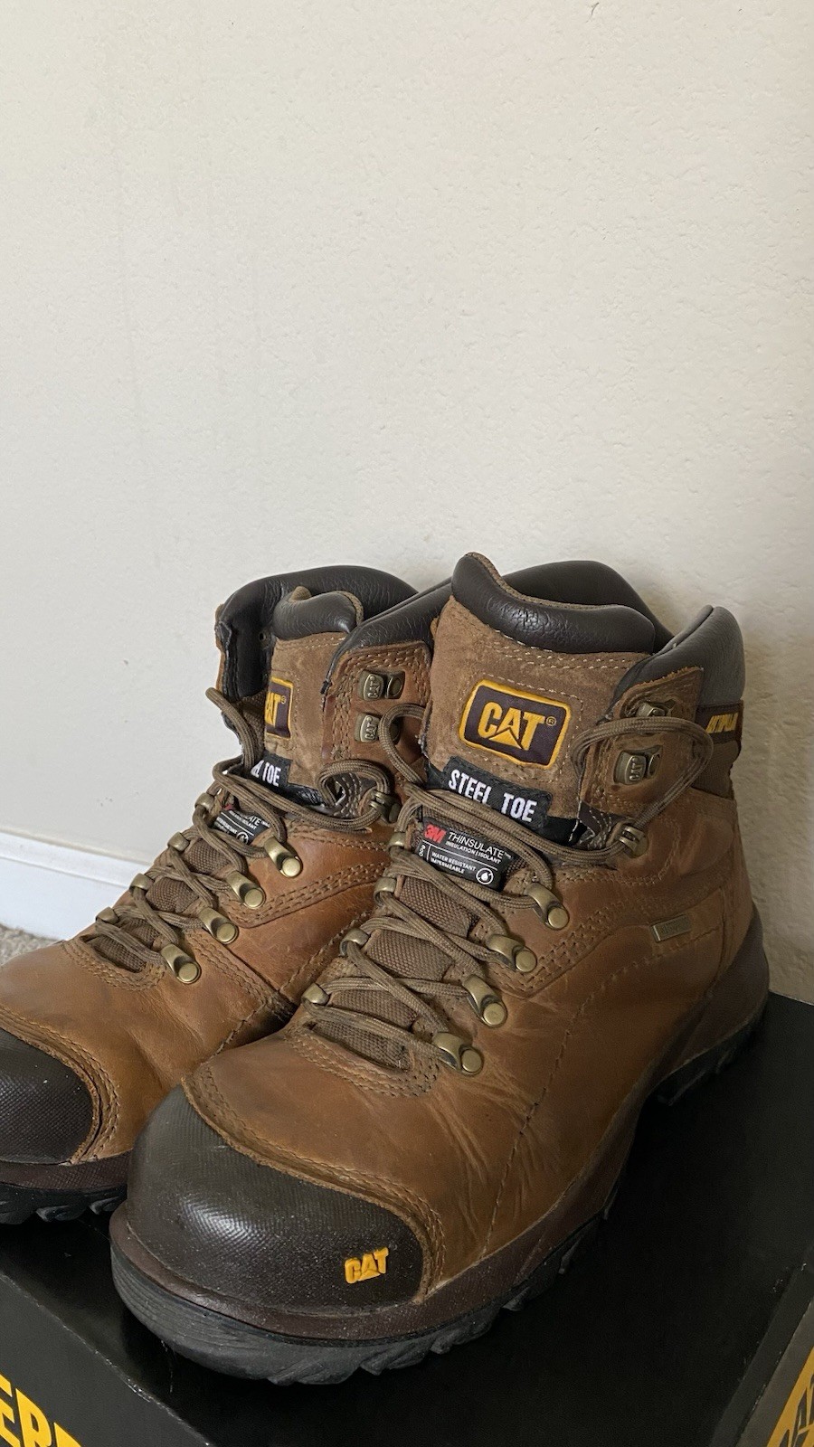 Caterpillar Steel Toe EH Work Boots Men’s 10 Medium (D/M) P89940