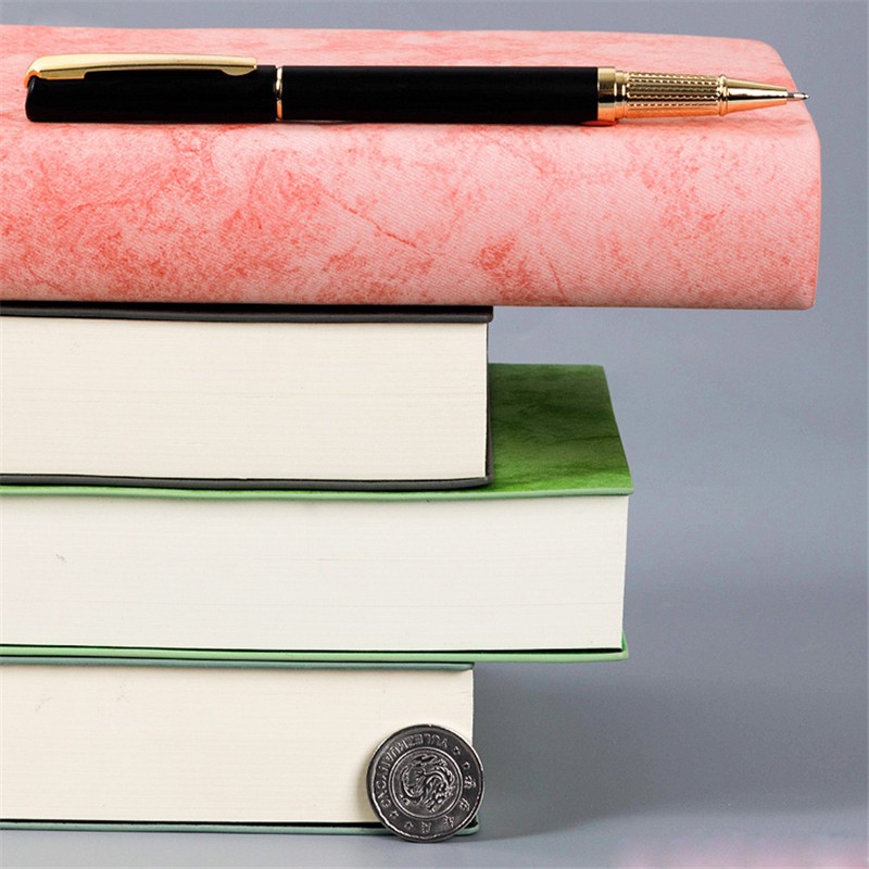 A6 Size 5.7*4″ Small Soft PU Leather Thick Notebook 640 Pages Blank Journal