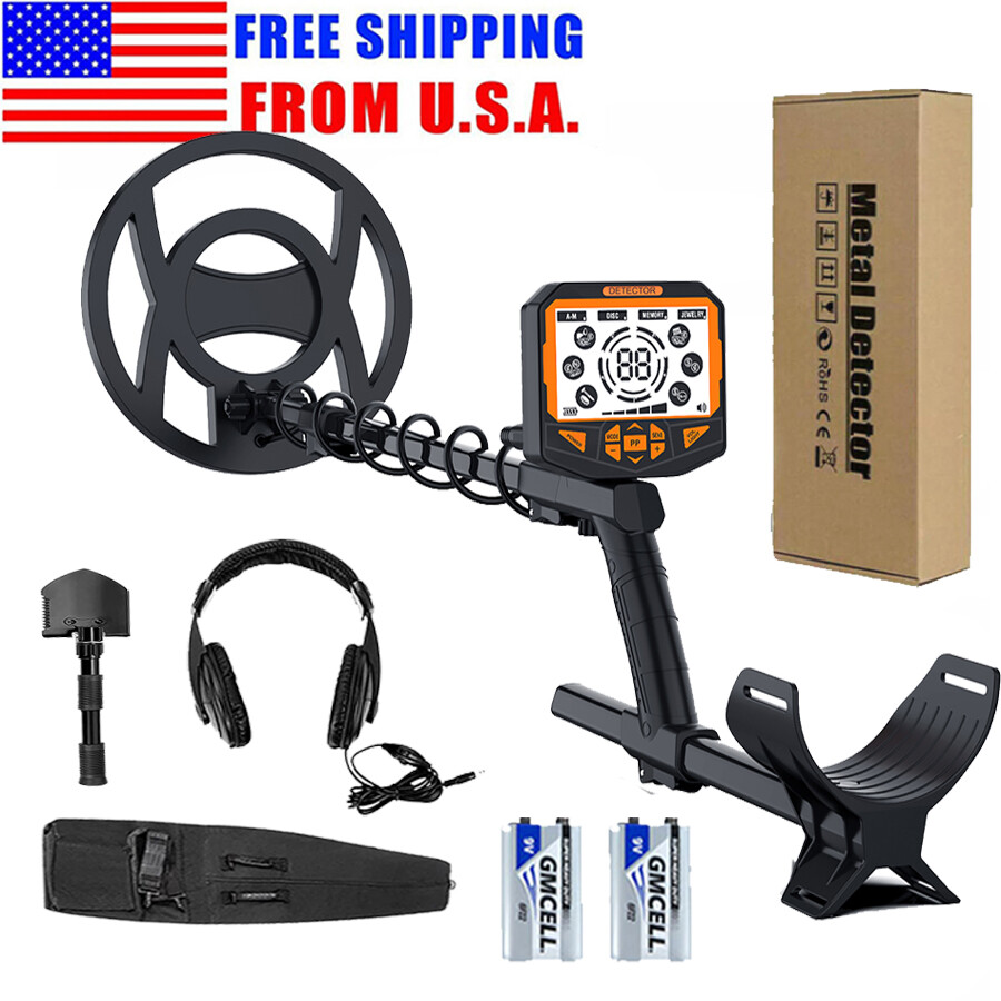 Gold Metal Detector Kit for Adults 10″ DD Waterproof Coil – 2 Year Warranty