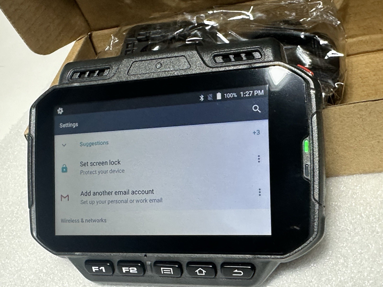 Unitech WD100-0AWRUMSG Wearable mobile computer scanner ANDROID 7.1 – FREE SHIP