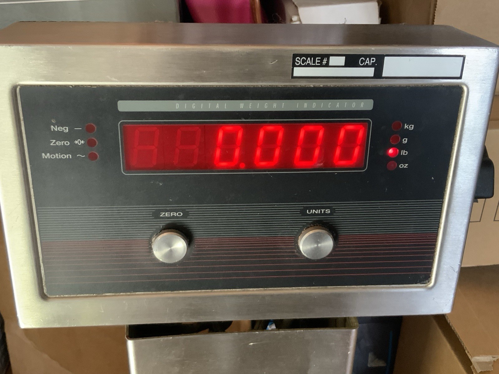 Rice Lake IQ + 210 2a Configurable Digital Weight Indicator 230 VAC Clean Worki
